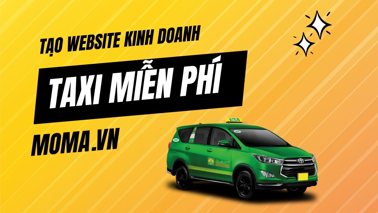 Thiế tế website taxi miễn phí moma.vn